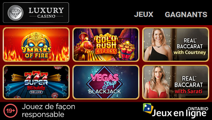 Luxury Casino Canada en Ontario