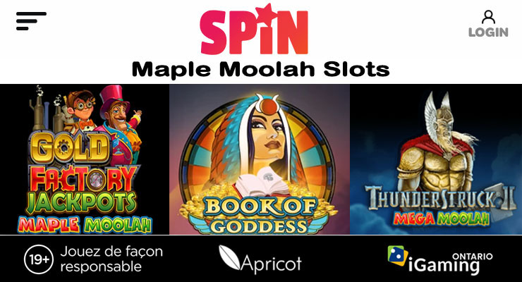 Machines à Sous Maple Moolah sur Spin Casino