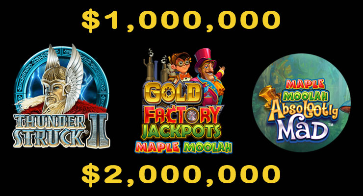 Jackpot Maple Moolah de plus de 2 Millions $ en Jeu